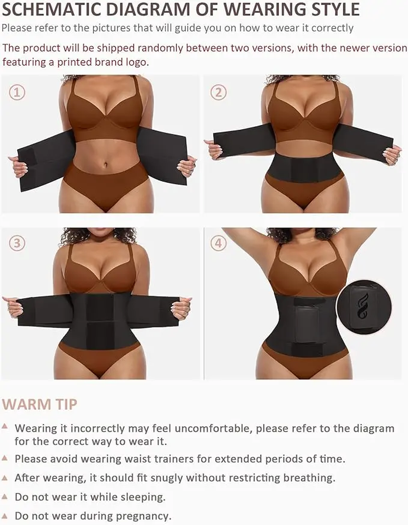 Feelingirl Belt Waist Cincher Ab Belt Tummy Control Body Shaper with Triple Wrap Womenb Comfortable Fabrics Nylon Adjustable Multicolor Lady Festival Womenswear Lady Comfort Fabrics Womenswear Fits Sexy Waist Trainer #Summervibes