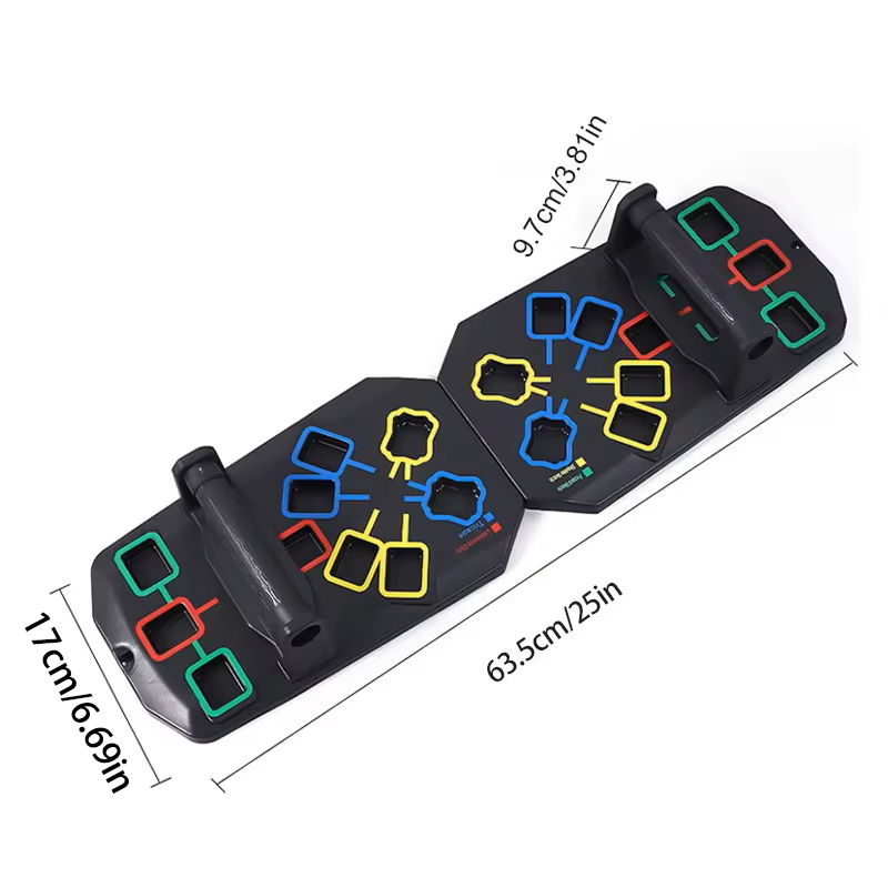 Multifunctional Folding Push up Board Set Bracket Abdominal Muscle Training Equipment Portable Push up Board Exercise Training