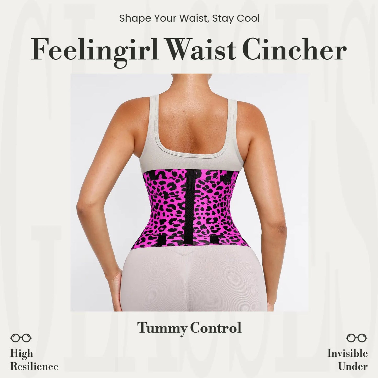 Feelingirl Belt Waist Cincher Ab Belt Tummy Control Body Shaper with Triple Wrap Womenb Comfortable Fabrics Nylon Adjustable Multicolor Lady Festival Womenswear Lady Comfort Fabrics Womenswear Fits Sexy Waist Trainer #Summervibes